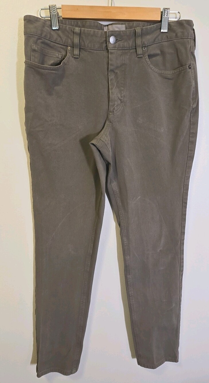 Everlane Men’s Athletic Fit Chino Pants 32x32 Olive Green Stretch Cotton